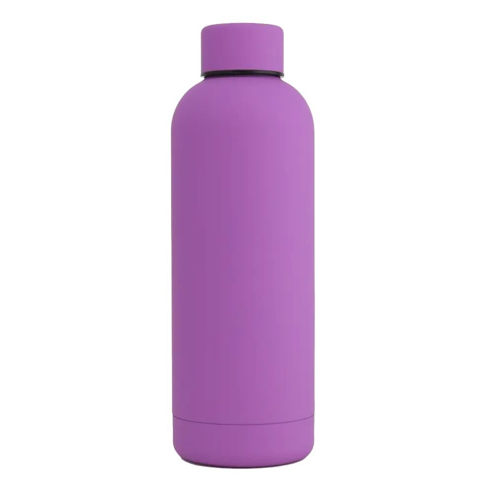 Dovails 17oz Rubber Vacuum Insulated Stainless Steel Water Bottle